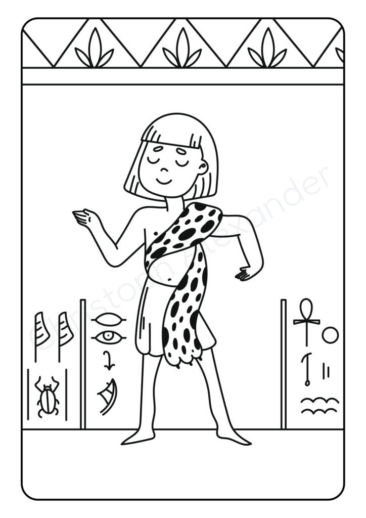 Mein schönstes Malbuch: 50 wunderschöne Ägypten-Motive zum Ausmalen für Kinder ab 3 Jahren.