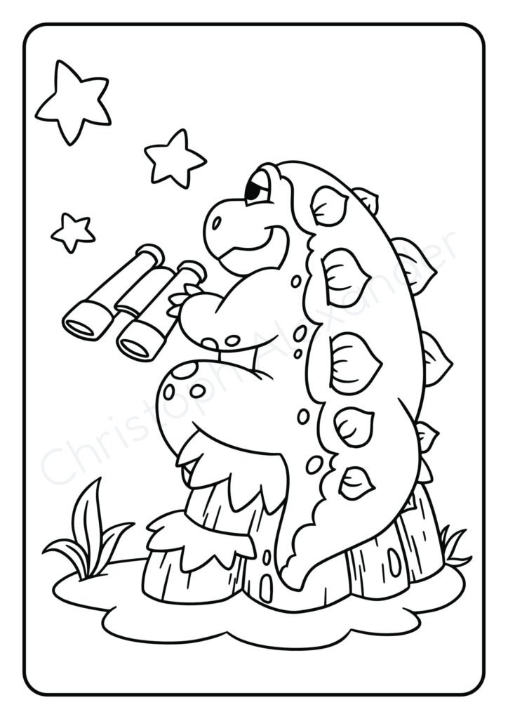 Mein super lustiges Dino Malbuch: 50 super lustige Dinos zum Ausmalen für Kinder ab 4 Jahren! Als Kopiervorlage für PädagogInnen geeignet! (Super lustiges Malen, Band 1)