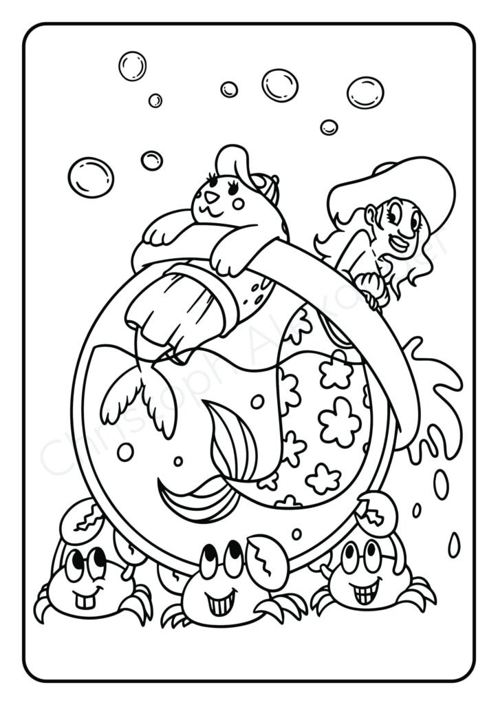 Mein super lustiges Meerjungfrauen Malbuch: 50 super lustige Meerjungfrauen zum Ausmalen für Kinder ab 4 Jahren! Als Kopiervorlage für PädagogInnen geeignet! (Super lustiges Malen, Band 2)