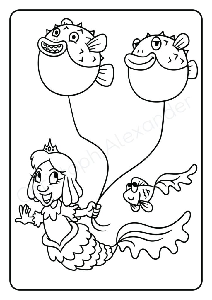 Mein super lustiges Meerjungfrauen Malbuch: 50 super lustige Meerjungfrauen zum Ausmalen für Kinder ab 4 Jahren! Als Kopiervorlage für PädagogInnen geeignet! (Super lustiges Malen, Band 2)
