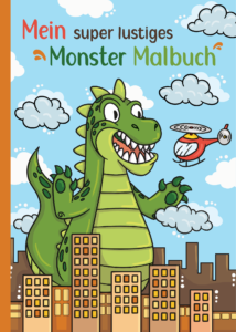 Mein super lustiges Monster Malbuch