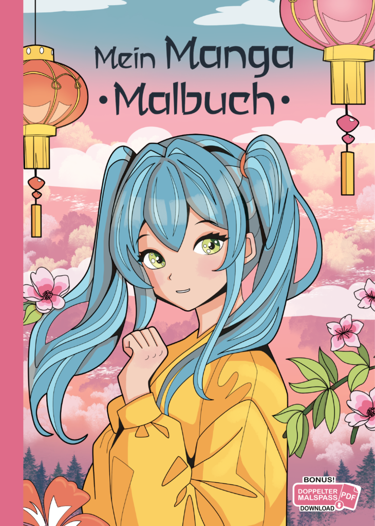 Mein Manga Malbuch: Ein Malbuch für Mädchen ab 8 Jahren mit 50 Manga-Motiven zum Ausmalen und Entspannen.
