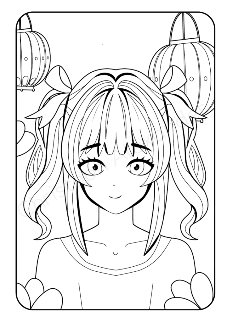 Mein Manga Malbuch: Ein Malbuch für Mädchen ab 8 Jahren mit 50 Manga-Motiven zum Ausmalen und Entspannen.