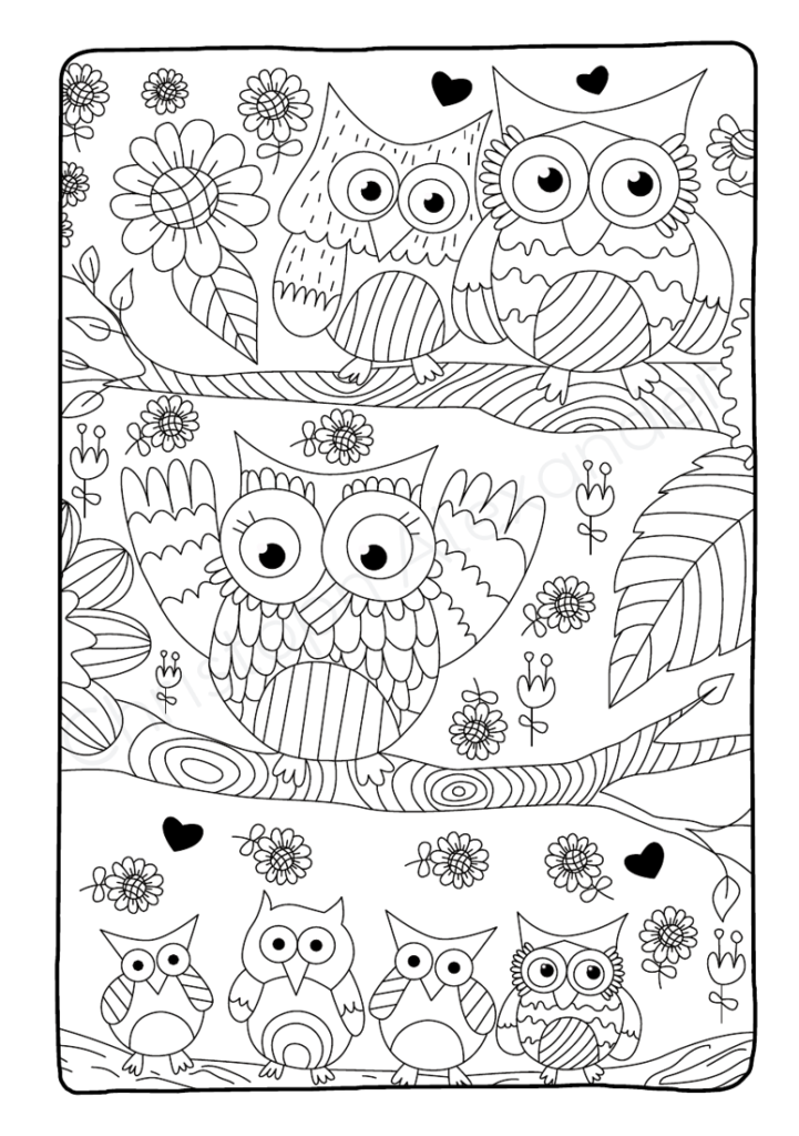 Eulenschön!: 50 eultastische Ausmalbilder – von Illustrator:innen erstellt, einseitig gedruckt & mit PDF-Bonus für endlosen Malspaß