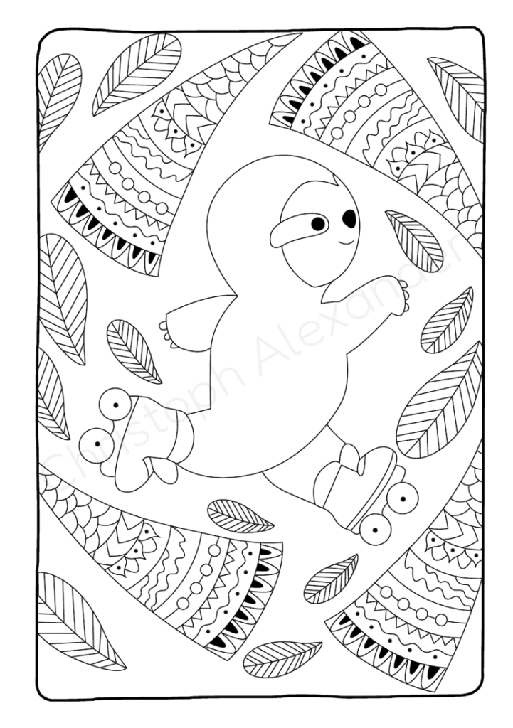 Faultierlich!: 50 faultierliche Ausmalbilder – von Illustrator:innen erstellt, einseitig gedruckt & mit PDF-Bonus für endlosen Malspaß