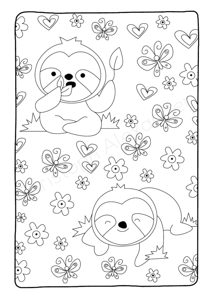 Faultierlich!: 50 faultierliche Ausmalbilder – von Illustrator:innen erstellt, einseitig gedruckt & mit PDF-Bonus für endlosen Malspaß