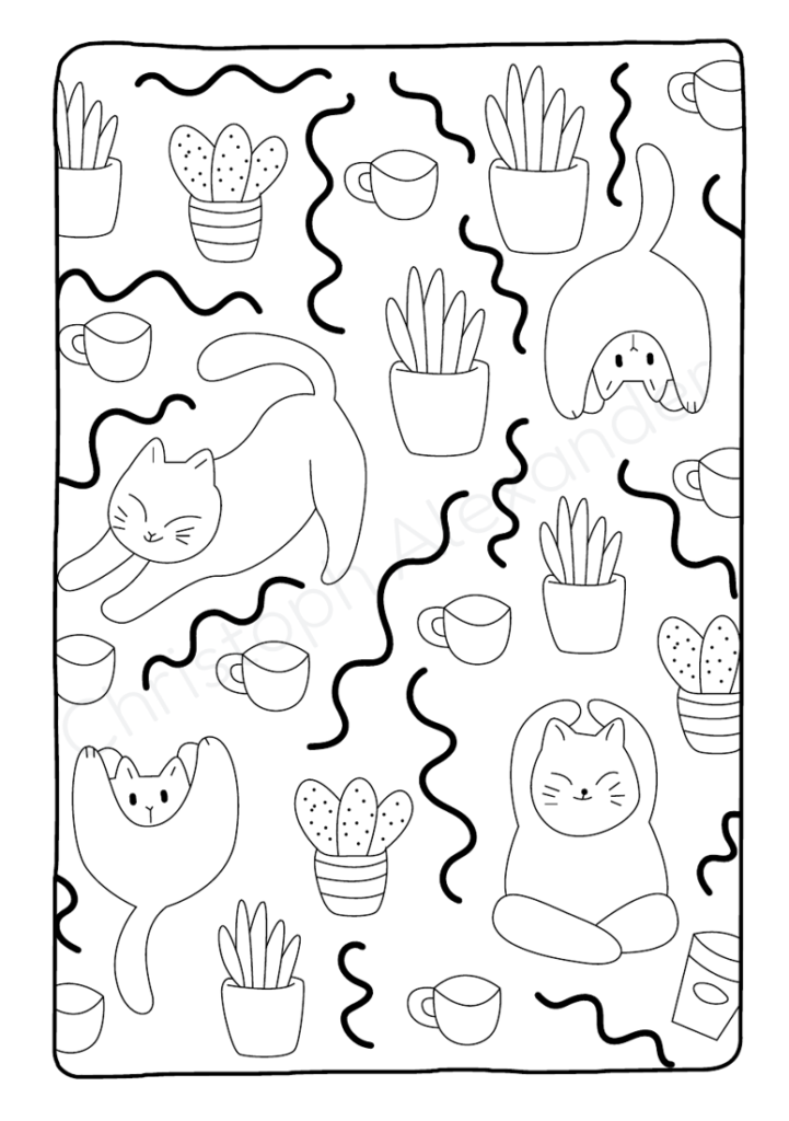 Miausterhaft!: 50 miausterhafte Ausmalbilder – von Illustrator:innen erstellt, einseitig gedruckt & mit PDF-Bonus für endlosen Malspaß