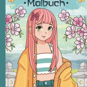 Mein Manga Malbuch: 50 wunderschöne Manga-Motive zum Ausmalen und Entspannen – das ideale Geschenk für kreative Köpfe und angehende Künstler*innen.