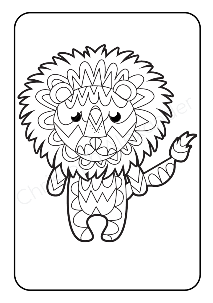 Mein tierisch tolles Mandala Malbuch: Kreativer Ausmalspaß mit 50 wunderschönen Tiermandalas für Kinder ab 4 Jahren