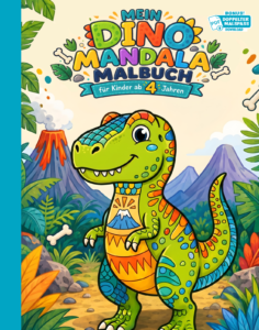 Mein Dino Mandala Malbuch
