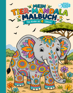 Mein Tier-Mandala Malbuch